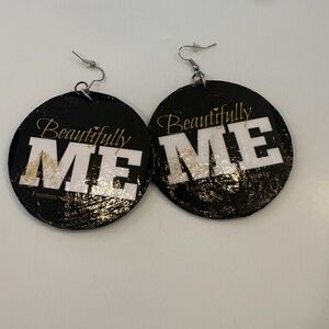 Black and Gold 'Beautifully ME' Earrings